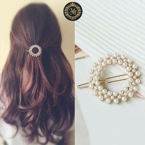 Hair Accessories For Women Indian, Indian Hair Accessories, Hair Style On Saree, Hair Braiding Tool, Hair Style Vedio, Hair Bun Tutorial, Pretty Jewelry Necklaces, Open Hairstyles, Fancy Jewellery Designs