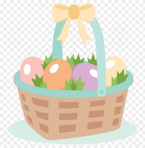 Svg Files Free Cricut, Easter Basket Drawings Easy, Bunny In A Basket Drawing, Easter Png Images, Easter Basket Clipart, Easter Egg Vector, Basket Drawing, Raster Graphics, Hanger Ideas