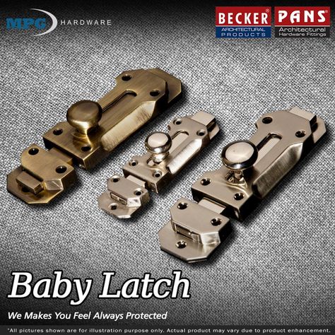 Baby Latch We makes you feel always protected !!!! #cabinet #mortise #handles #pull #lock #set #drawer #puller #mpghardware #distributor #india #delhi #Hinges #Hooks #becker MPG Hardware Call Us @9871220066 or 9211711001 Lock Set, Door Locks, Drills, Picture Show, Hinges, Make You Feel, Handles, Personalized Items, India