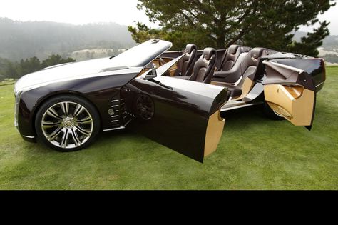 Cadillac Ciel Concept Car | New Cadillac Ciel 4-door Convertible Concept Wows Pebble Beach Crowd ... Cadillac Ct6, Us Cars, Ford Motor Company, Car Photos, Car Wallpapers, Beautiful Cars, Hot Cars, General Motors, Maserati