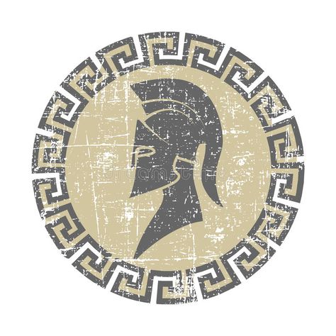 Helmet Drawing, Spartan Tattoo, Power Design, Greek Warrior, Ancient Greek Art, Spartan Helmet, Mythology Tattoos, Greek Tattoos, Ancient Sculpture