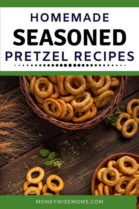 Flavored Pretzel Recipes, Garlic Pretzel Recipe, Mini Pretzels Recipes, Pretzel Seasoning Recipes, Make Your Own Snacks, Gameday Snacks, Chip Seasoning, Spiced Pretzels, Spicy Pretzels