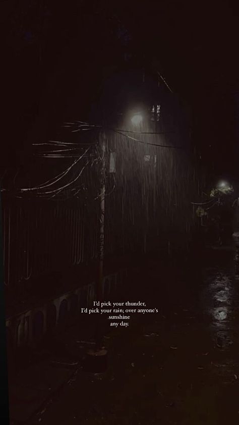 Watch Rain and Thunder at Night on Youtube Rain And Him Quotes, Rain Sounds Quote, Rainy Romantic Quotes, Loving Rain Quotes, I Love The Rain Quotes, Monsoon Aesthetic Quotes, Rain Sound Quotes, Rain Snap Quotes, Pov Rain Caption