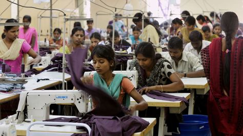 Many female workers were only allowed to leave their hostels for two hours a week. Factory Worker, Sewing Factory, Garment Workers, Garment Industry, Garment Factory, Western Wear For Women, Textile Industry, Womens Fashion For Work, Labour