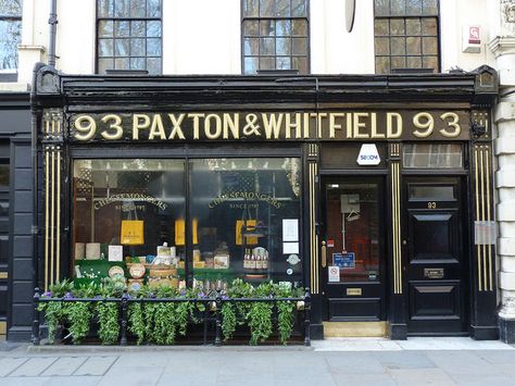 Paxton & Whitefield, Jermyn Street, SW1    Lovely shop front Gift Shop Exterior, Coffee Bistro, Storefront Ideas, Pizzeria Design, Shop Exterior, Store Window Displays, Gentlemans Club, Restaurant Ideas, Shop Fronts