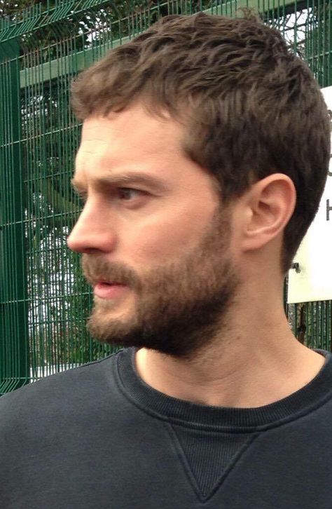 Jamie Dornan in Belfast on January 11, 2016 http://www.everythingjamiedornan.com/gallery/thumbnails.php?album=36 http://www.facebook.com/everythingjamiedornan Haircuts For Receding Hairline, Male Haircuts, Crew Cut Haircut, Caesar Haircut, Hairstyles For Receding Hairline, Paul Spector, Buzz Cut Hairstyles, Crop Haircut, Messy Haircut