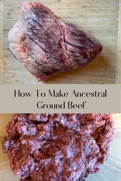 Beef Organ Recipes, Organ Meat Recipes, Grinding Meat, Ancestral Diet, Offal Recipes, Organ Meat, Organ Meats, Ancestral Nutrition, Nordic Recipe