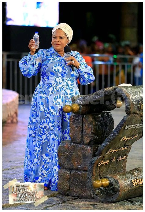 TB Joshua's wife, Evelyn, introduces LIVING WATER to SCOAN church members. THOSE who drink it will never thirst again. Your perspective please T B Joshua, Tb Joshua, Living Water, Drinks, Water, On Instagram, Quick Saves, Instagram