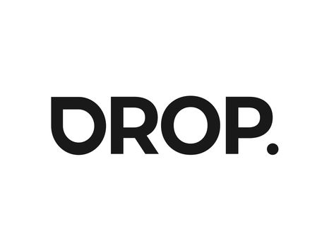 Drop - Logo Monochrome by Ernest Karchmit Water Drop Logo, Drop Logo, Water Logo, Typo Logo, Saint Charles, San Rafael, San Luis Obispo, Show And Tell, Creative Logo