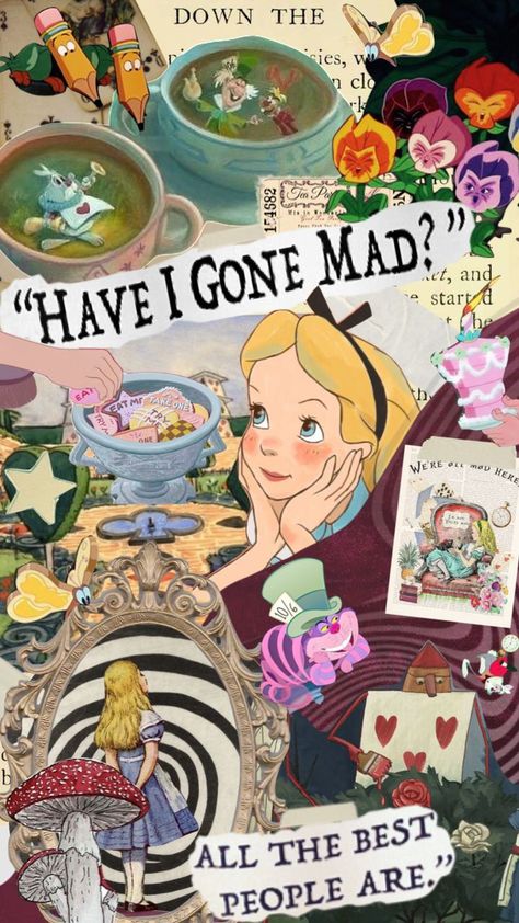 Wonderland Artwork, Wonderland Aesthetic, Alice In Wonderland Aesthetic, Alice And Wonderland, Disney Wallpaper, Your Aesthetic, Phone Wallpapers, Creative Energy, Alice In Wonderland