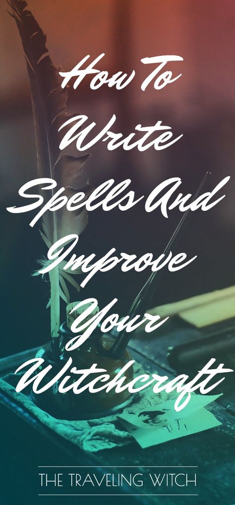 How To Write Spells And Improve Your Witchcraft // The Traveling Witch Cauldron Spells Witchcraft, Angry Workout, Wicca Books, Witchy Essentials, Writing Spells, Witch Grimoire, Wicca Spells, Occult Witch, Letter Diy