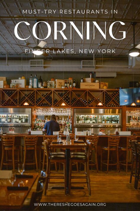 11 Must-Try Restaurants in Corning, NY - There She Goes Again Corning New York, Ny Restaurants, Corning Ny, Bakery Menu, There She Goes, Romantic Restaurant, Watkins Glen, Lake Trip, Bbq Pit