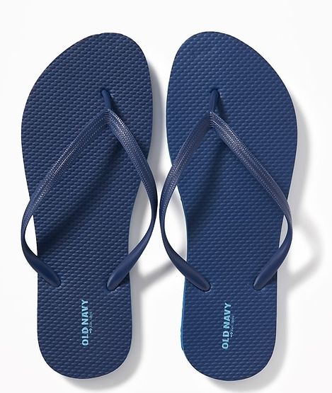 Beach Vacation Essentials, Old Navy Flip Flops, Vacation Essentials, Blue Flip Flops, Strappy Shoes, Beach Flip Flops, Navy Shoes, Flip Flop Shoes, Strap Shoes