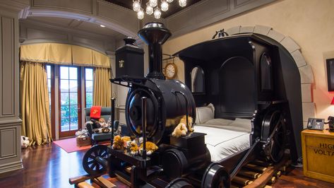 Train Bed, Babies Rooms, Amazing Homes, Luxury Train, Westlake Village, Kids Bed, Thousand Oaks, Children Room, West Lake