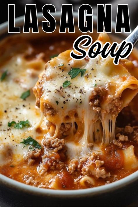 Easy Lasagna Soup Recipe Soup With Lasagna Noodles, Lasagna Soup Recipes Easy, Lasagna Soup Recipe Vegetarian, Recipe For Lasagna Soup, Lasagna From Scratch Recipe, Easy Lasagna Soup Recipe Crockpot, Lasagna Soup Gluten Free, Lasagna Soup Without Ricotta, Cheap And Easy Soup Recipes