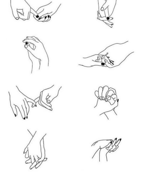 Hand Holding Tattoo, Easy Hand Drawings, Hand Outline, Promise Tattoo, Crazy Night, Never Let Me Go, Śliczne Tatuaże, Diy Tattoo, Aesthetic Tattoo