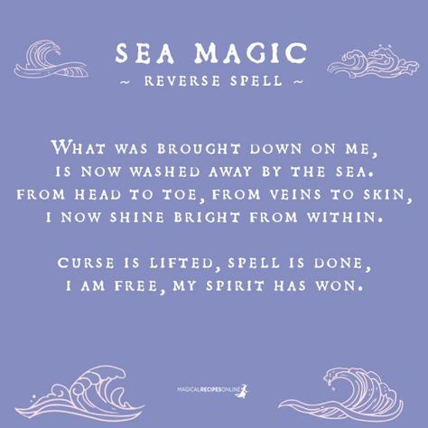 Step five: Breaking the Curse. Reverse Spell, Goddess Witchcraft, Sea Magic, Water Witch, Elemental Magic, Magick Spells, Wiccan Spell Book, Witch Spell Book, Witch Spell