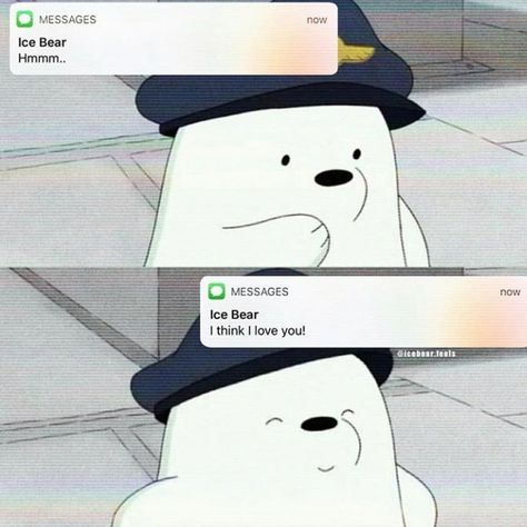 Ice Bear Quotes, Disney Wallpaper Cute, Funny Cousin Quotes, Creative Instagram Names, Bear Quotes, Ice Bear We Bare Bears, Old Cartoon Network, Bear Quote, We Bare Bears Wallpapers