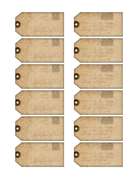 postcard tags Noli Me Tangere Scrapbook, Vintage Design For Scrapbook Printable, Name Tag Aesthetic, Vintage Stickers Scrapbooking, Diy Eid Gifts, Wedding Illustration Card, Vintage Paper Printable, Noli Me Tangere, Diy Photo Book