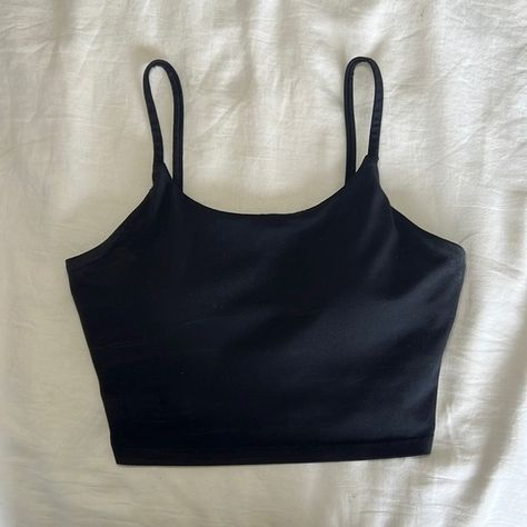 Black Athletic Tank Top Black Tank Top Cropped, Black Tank Top Aesthetic, Black Cropped Tank Top, Tight Tank Top, Seasonal Outfits, Bus Graveyard, Tøp Aesthetic, Black Cropped Tank, Black Crop Top Tank