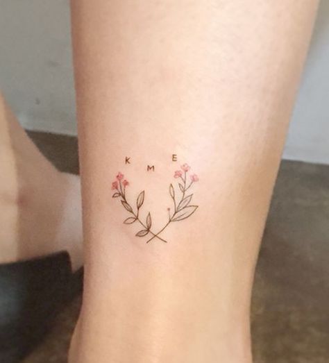 Tattoo With Sister, Playground Tattoo, Iris Tattoo, Dainty Tattoos, Sister Tattoos, Tiny Tattoos, Maple Leaf Tattoo, I Tattoo, Small Tattoos