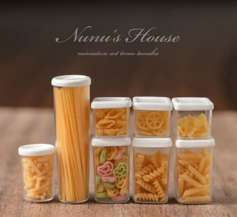 Nunus House, Mini Brands Toys Diy, Cute Mini Things, Mini Pasta, Japanese Miniature, Tiny Stuff, Doll Furniture Diy, Miniature Stuff, Mini Doll House