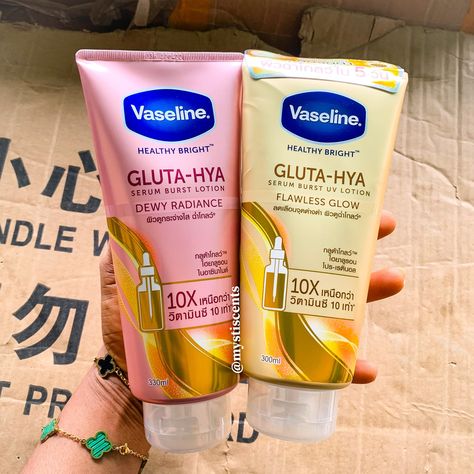 Vaseline Healthy Bright Gluta Hya Serum Burst Lotions These lotions are nourishing and contain goodies for your skin. I always advise that you use them before you use a more emollient cream or lotion or your body oil cos these lotions are light. Price: N10,500 each Please send a DM or WhatsApp 08181291663 to@place your order 💚💚 - - - #mystiscents #vaselineglutahya #skincarelagos #naturalskincareinlagos #lagosskincare #shopmystiscents #explore Gluta Hya, Place Your Order, Womens Wellness, Light Skin, Vaseline, Body Oil, Body Cream, Natural Skin Care, Your Skin