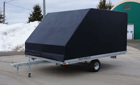 snowmobile trailer enclosures Enclosed Snowmobile Trailer Ideas, Snowmobile Trailers, Atv Car, Enclosed Trailer, Snow Machine, Atv Trailers, Trailer Diy, Enclosed Trailers, Custom Trailers