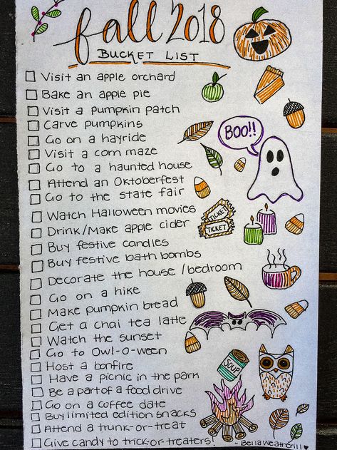 Fall Bucket List Poster Board, Fall Bucket List Poster, Halloween Todo List, Fall Bucket List Aesthetic, Fall Bucket List 2024, Fall Manifestation, Fall Countdown, Fall To Do List, Bucket List Gift