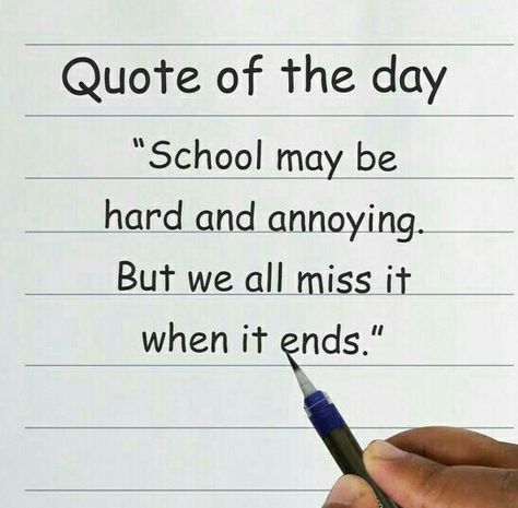 Missing School Days, Late For School, School Quotes, School Board, Those Were The Days, School Days, After School, Book Nerd, Quote Of The Day