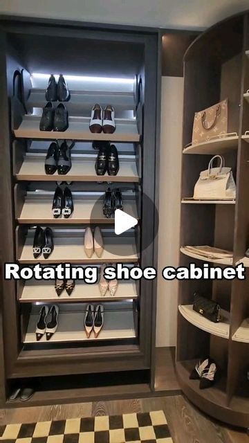 Alead Home Kitchen Cabinets & Closets on Instagram: "Do you like this Rotating shoe cabinet?
#shoecabinet #countertop#kitchencabinets#kitchencabinet#kitchencabinetfactory#chinakitchencabinetfactory#kitchendesign#diy#art#love#aleadhome #highendcustom #highendprojects" Closet Cabinets, Art Love, Shoe Cabinet, Future House, Diy Art, Home Kitchen, Countertops, Kitchen Design, Home Kitchens