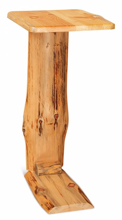 Rustic Pine End Table — Everything Amish Semi Classic Furniture, Server Table, Italian Bedroom Furniture, Diy Modern Furniture, Classic Home Furniture, Rustic Sofa, Inexpensive Furniture, Rustic Home Design, Log Furniture