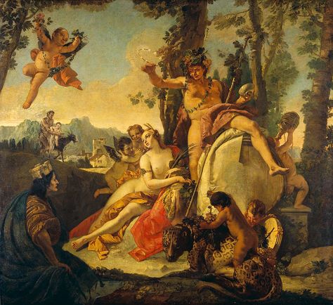 Bacchus and Ariadne E-001023-20120209 - Category:Mythological paintings by Giovanni Battista Tiepolo - Wikimedia Commons Giovanni Battista Tiepolo, Wall Canvas Art, Historical Painting, Ancient Sculpture, European Paintings, Mythology Art, National Gallery Of Art, Victorian Art, National Gallery