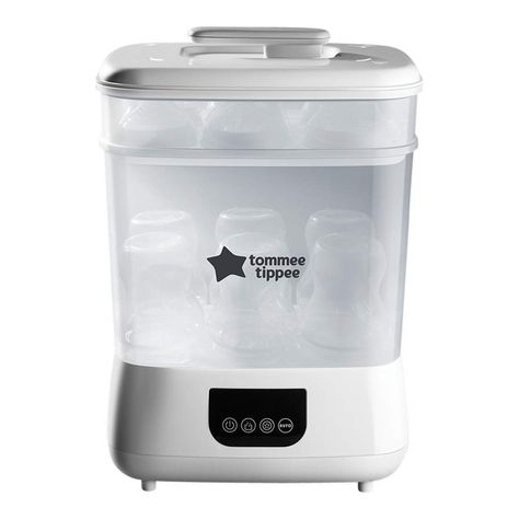 Tommee Tippee Advanced Steri-Dry Electric Sterilizer and Dryer for Baby Bottles, Kills Viruses* and 99.9% of Bacteria Best Baby Bottles, Baby Bottle Sterilizer, Bottle Sterilizer, Breast Pump Accessories, Toddler Cup, Electric Breast Pump, Tommee Tippee, Bottle Warmer, Baby Must Haves