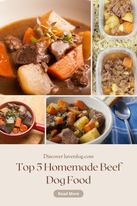 Top 5 Homemade Beef Dog Food Recipes German Shepherd Food Recipes Homemade Dog, Homemade Dog Food Beef, Soup For Dogs Recipe, Instapot Dog Food Recipes, High Protein Dog Food Recipes, Instapot Dog Food, Homemade Ground Beef Dog Food Recipes, Crockpot Dog Food Recipes Ground Beef, Beef Liver Dog Food