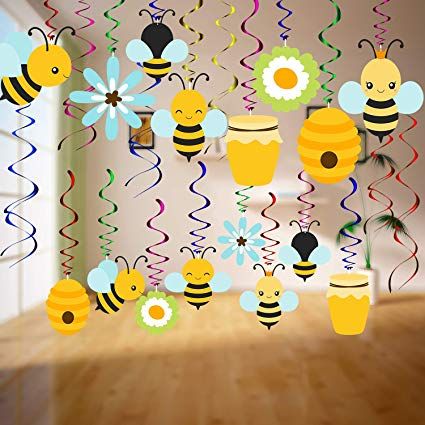 Bumble Bee Party, Bee Baby Shower Decoration, Bee Party Decorations, Bumble Bee Decorations, Bee Themed Classroom, Toilet Paper Crafts, Bumble Bee Baby Shower, Bee Party, Bee Baby