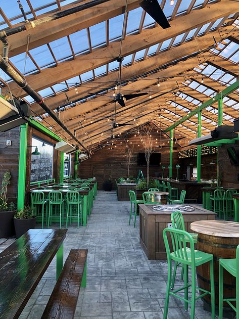 Everything you need to know about Charlotte Beer Garden - Charlotte Agenda Beer Gardens Design, Pub Beer Garden Ideas, Outdoor Beer Garden Ideas, Pub Beer Garden, Beer Garden Ideas Backyard, Backyard Beer Garden, Beer Bar Design, Beer Garden Design, Beer Garden Ideas