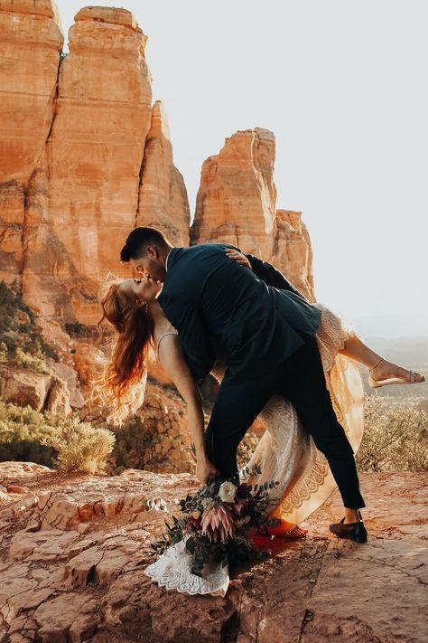 Red Rock Wedding, Cathedral Rock, Desert Elopement, Intimate Wedding Photography, Sedona Wedding, Brides And Grooms, Arizona Photographer, Vegas Baby, Desert Wedding