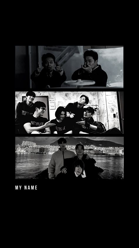 My Name Kdrama Wallpaper, Name Wallpaper, Kdrama Actors, Kdrama, Drama, Historical Figures, Actors, Black And White, Movie Posters