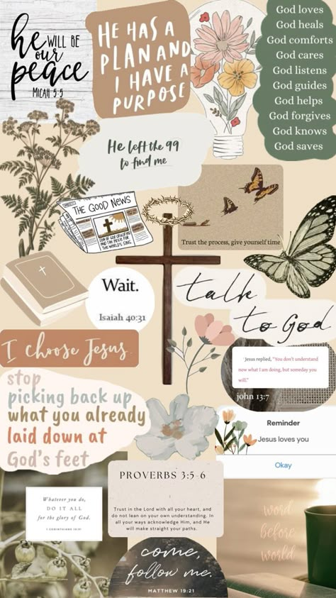 Christian Collage Wallpaper, Bible Verse Collage, Bible Collage, Bible Verse Wallpaper Iphone, Prayer Journal Template, Journal Bible Quotes, Bible Quotes Background, Bible Wallpaper, Quote Collage