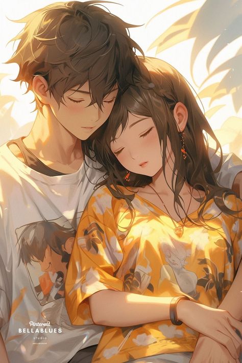 Cute Art Styles Anime Couple, Happy Couple Illustration, Lovers Hug, Couples Music, Anime D, Manga Couple, Romantic Anime Couples, Beautiful Illustration, Couple Illustration