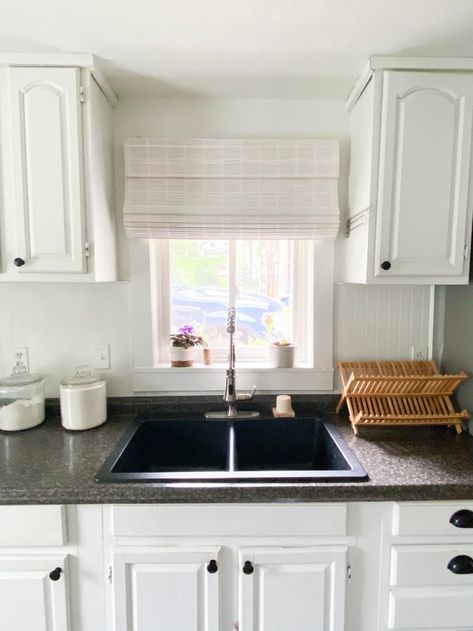 Window Treatments For Kitchen Sink, Kitchen Window Coverings Over Sink, Small Kitchen Window Over Sink, Above Kitchen Sink Decor, Small Kitchen Window Treatments, Over Sink Decor, Kitchen Window Above Sink, Kitchen Sink Window Treatments, Kitchen Window Over Sink