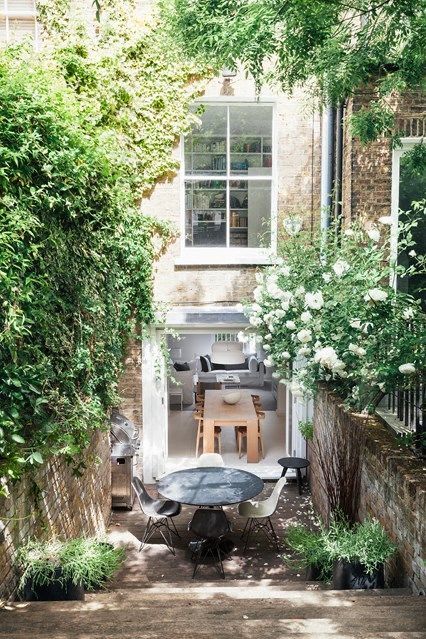 Urban Gardening Ideas, Garden Entrance, Urban Gardening, Courtyard Garden, Balcony Garden, Shade Garden, Gardening Ideas, Urban Garden, Small Garden