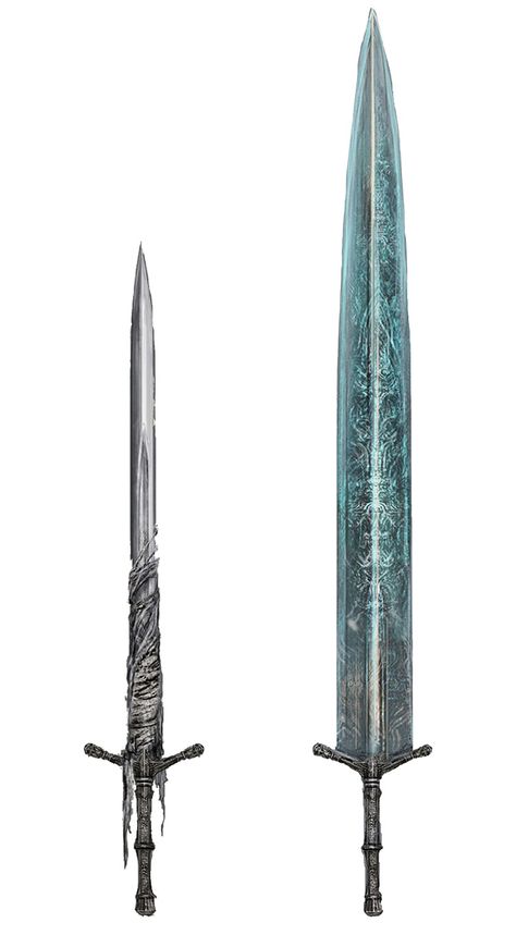 Holy Moonlight Sword from Bloodborne Dark Souls Swords Concept Art, Mythical Swords, Swords Art, Bloodborne Concept Art, Bloodborne Art, Types Of Swords, Arte Robot, 다크 판타지, Cool Swords