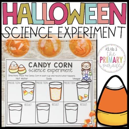 Candy Corn Experiment, Halloween Experiments, Halloween Science Activities, Christmas Science Experiments, Winter Science Experiments, Kindergarten Stem, Fall Science, Halloween Lesson, Winter Science