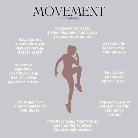 Tips For Physical Health, Moving Your Body Benefits, Benefits Of Moving Your Body Daily, Movement For Mental Health, Healing Through Movement, Daily Movement Quote, Move Your Body Quotes Motivation, Movement Quotes Physical, Move Your Body Quotes