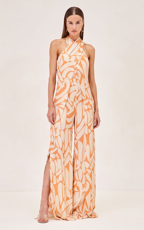 Resort 2024, Floral Prom Dresses, Summer 2025, Printed Dresses, 2024 Collection, Wide Leg Jumpsuit, Textile Prints, Resort Wear, Cotton Dress