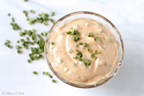 Low-FODMAP Thousand (1,000) Island Salad Dressing / Delicious as it Looks Meat Animals, Remoulade Sauce Recipe, Ground Beef Meatloaf, Beef Meatloaf Recipes, Cajun Sauce, Beef Meatloaf, Blue Crabs, Remoulade Sauce, Thousand Island Dressing