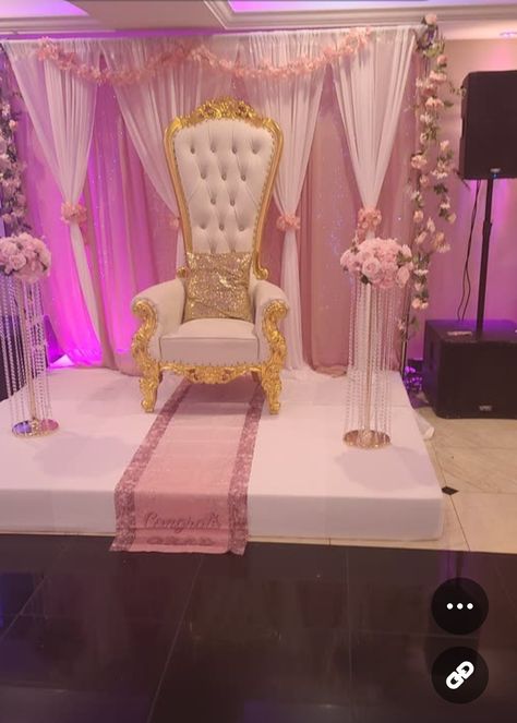 Sweet 16 Chair Ideas, Quince Throne, Quince Chair, Quince Crown, Quinceanera Pink, Pink Sweet 16, Pink Quince, Quinceanera Ideas, Throne Chair