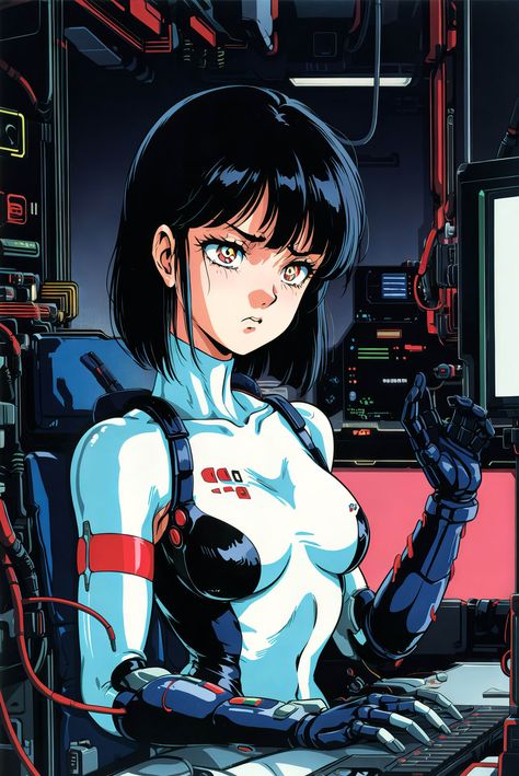 I will create retro 80s and 90s style anime art using ai Cyberpunk Advertisement, 90s Style Anime, 80s Cyberpunk, 80s Sci Fi, Movie Inspiration, Cyberpunk Anime, Style Anime, Comic Drawing, Art Prompts